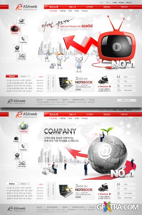 PSD Web Templates - Internet Technology 1