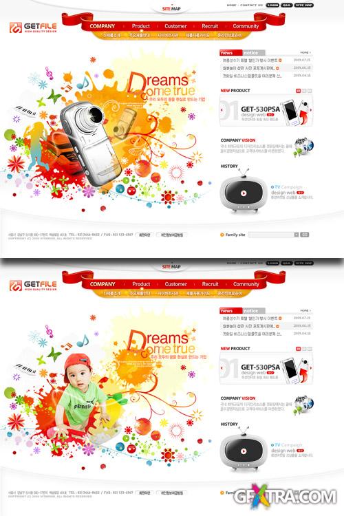 PSD Web Templates - Dreams Come True