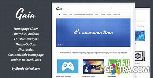 ThemeForest - Gaia v1.8 - Wordpress Portfolio Theme