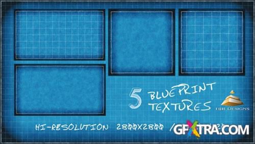 5 Hi-Res Blueprint Textures