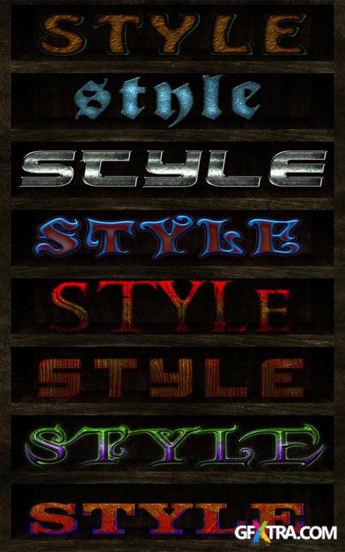 Styles for Photoshop - Text mix 4