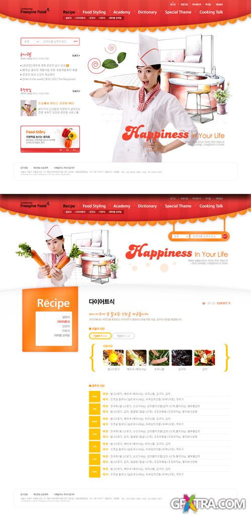 PSD Web Templates - Cook