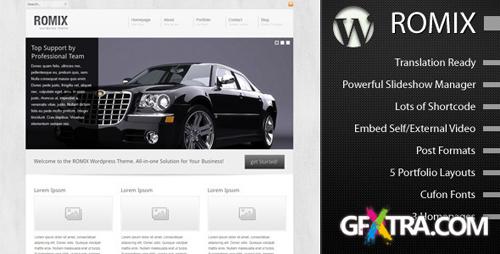 ThemeForest - Romix v1.2 - Clean Powerful Business Wordpress Theme