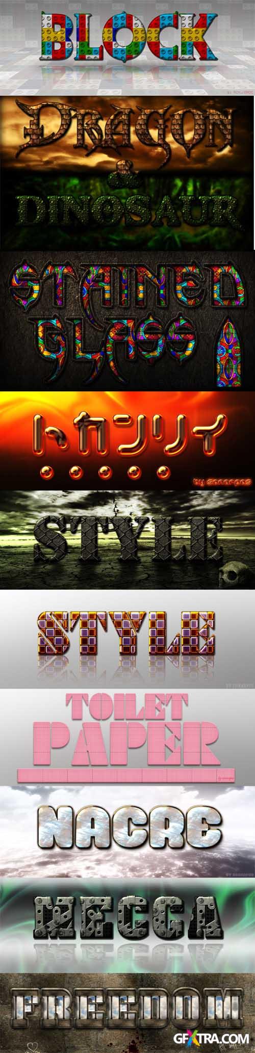 11 Photoshop Layered Styles