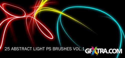 25 Abstract Light Photoshop Brushes