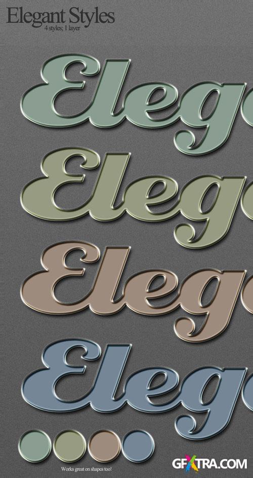 Elegant Photoshop Styles