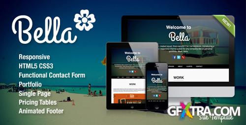 ThemeForest - Bella - Parallax Responsive Site Template