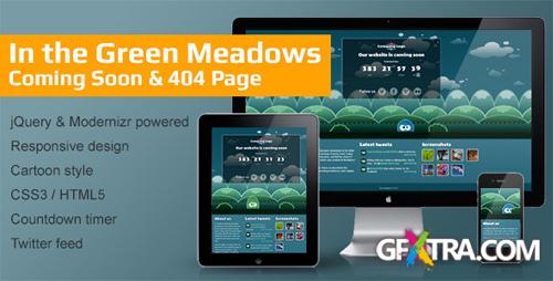 ThemeForest - In the Green Meadows - Coming Soon & 404 Page