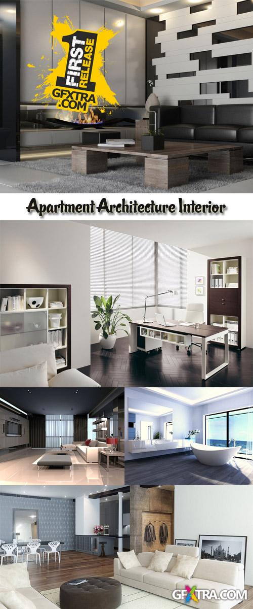 Stock Photo: Apartment Architecture Interior