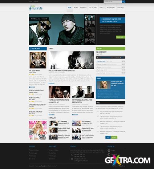 LeoTheme - Leo MusicLife Express Template For Joomla 2.5