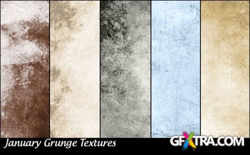 January Grunge Textures