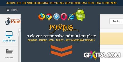 ThemeForest - Pontus - A Clever Responsive Admin Template