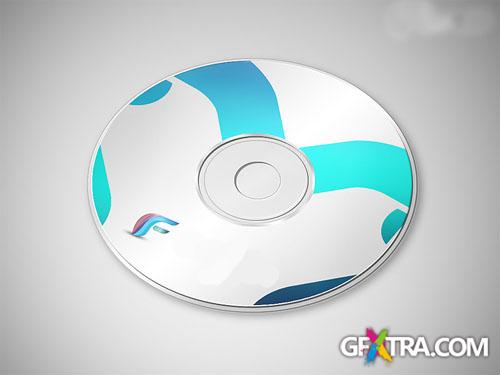 CD/DVD Disc PSD Tempate