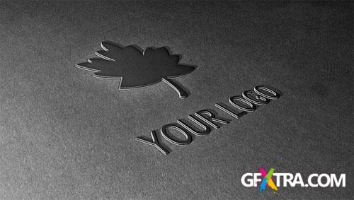 3D Logo Mockup PSD Template