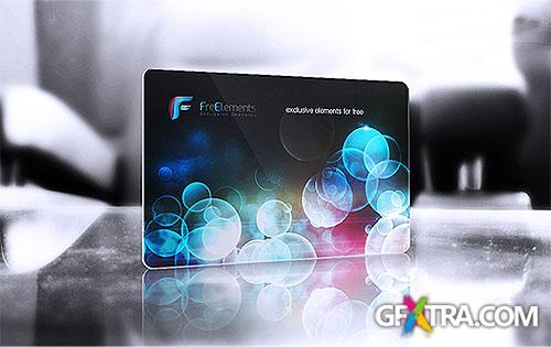 Plastic Credit Card Business Card Mockup PSD Template