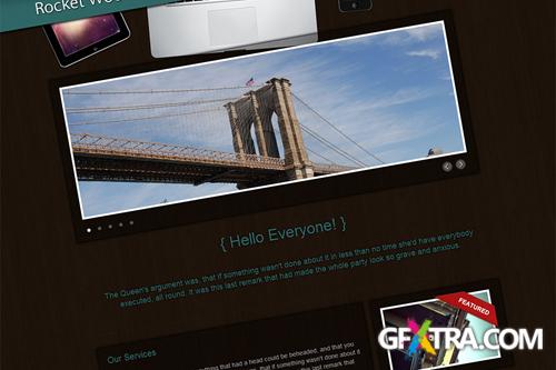Rocket Wood is the HTML Template for Business