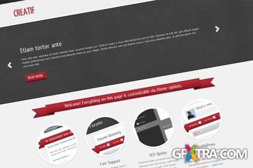 Creatif is a Premium HTML Template for Business, Portfolio, Corporate