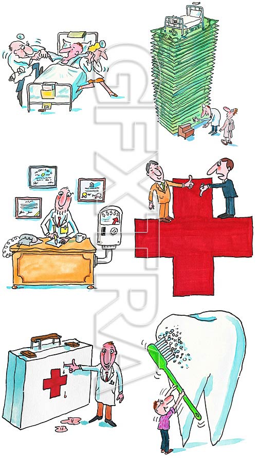 Artville Illustrations IL080 Medical Humor