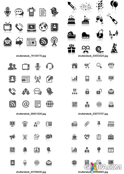 Amazing SS - Black & White Icons, 25xEPS