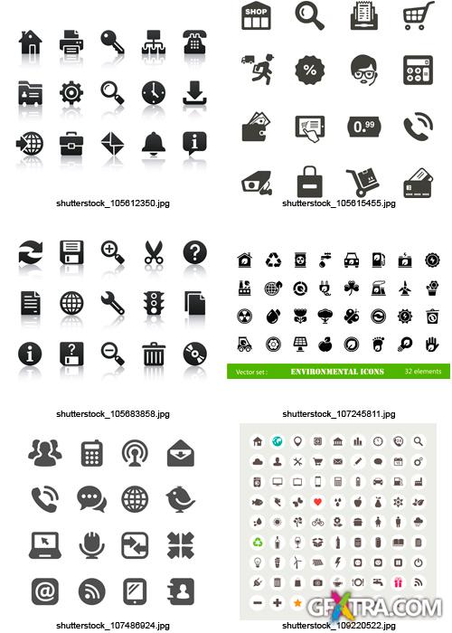 Amazing SS - Black & White Icons, 25xEPS