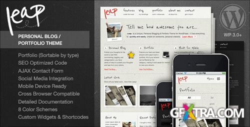 ThemeForest - Leap v1.2.1 - Unique Personal Blog, Portfolio Theme