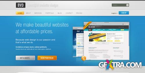 ThemeForest - BVD - Beautiful Website Design