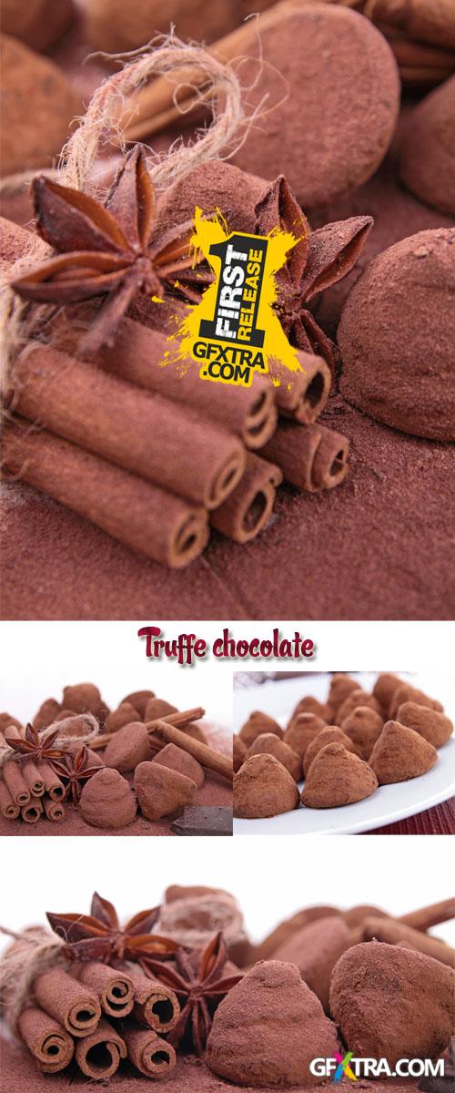 Stock Photo: Truffe chocolate