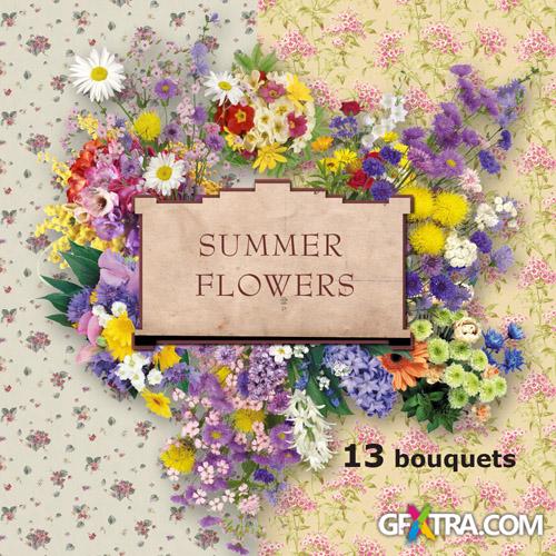 Scrap-set - Summer Flowers