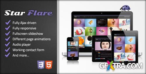 ThemeForest - Star Flare - Ajax Portfolio Template