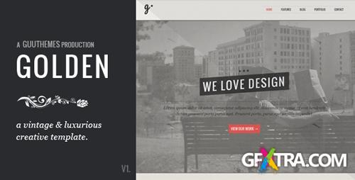 ThemeForest - GOLDEN - Responsive Vintage HTML5/CSS Template