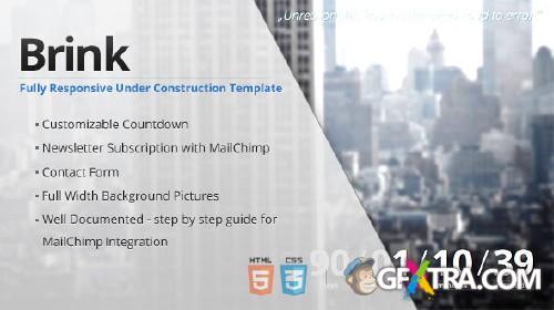 MojoThemes - Brink - Responsive Coming Soon Template