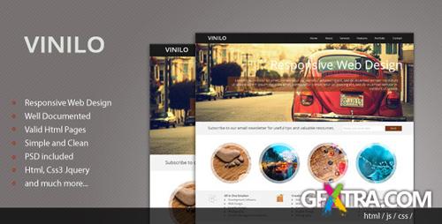 ThemeForest - Vinilo - Responsive HTML Template