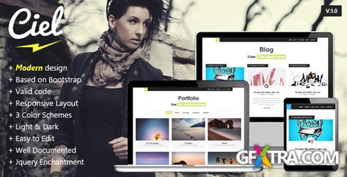 ThemeForest - Ciel - Responsive One Page Theme