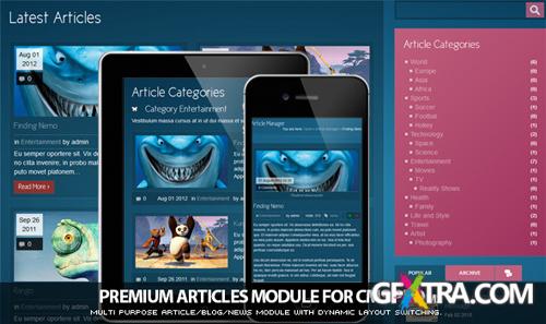 CodeCanyon - Article Manager Module for CMS pro!