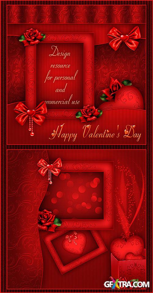 Valentine's Day PSD Template