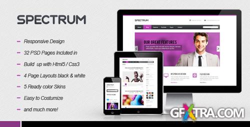 ThemeForest - Spectrum Responsive HTML5 Template