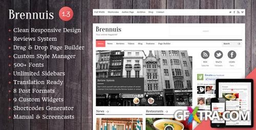 ThemeForest - Brennuis v1.2 - WordPress Magazine/Blog