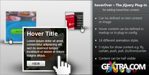 CodeCanyon - hoverOver - jQuery Plugin for Adding Hover Content