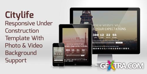 ThemeForest - CityLife - Responsive Under Construction Template