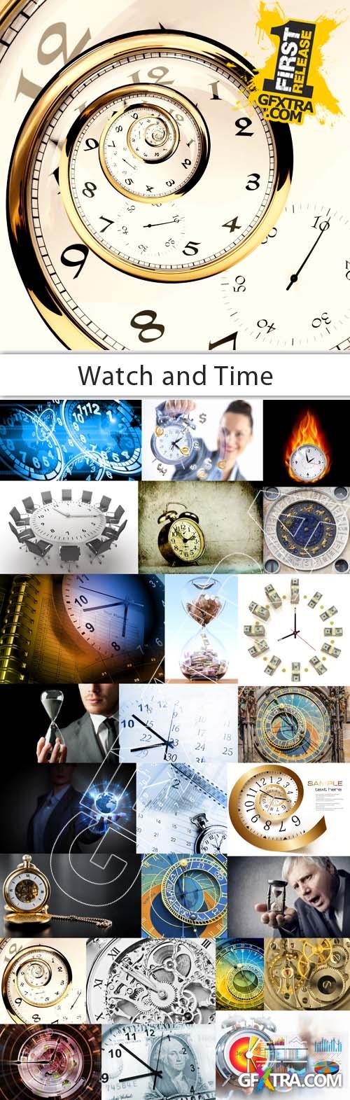 Watch and Time Collection - 25 HQ JPEG Stock Photo