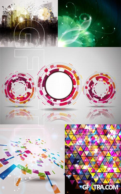 Backgrounds Vector Set #11