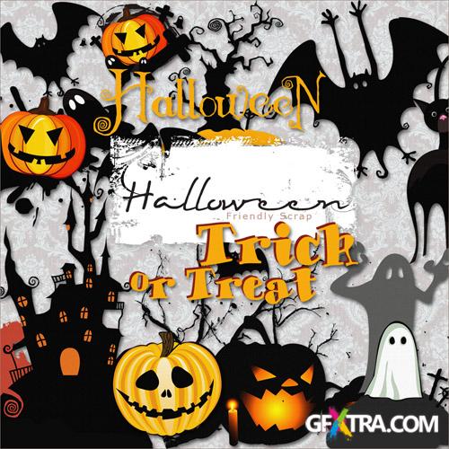 Scrap-kit - Halloweens Trick or Treat