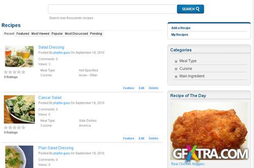 phpFoxGuru - Recipe 3.0 For phpFox v3 - Nulled