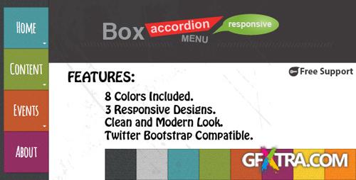 CodeCanyon - Box Accordion Menu - Responsive