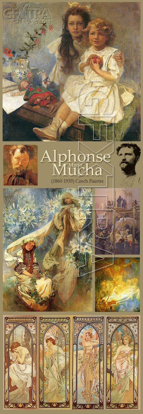 Alphonse Maria Mucha (1860-1939) Czech Painter