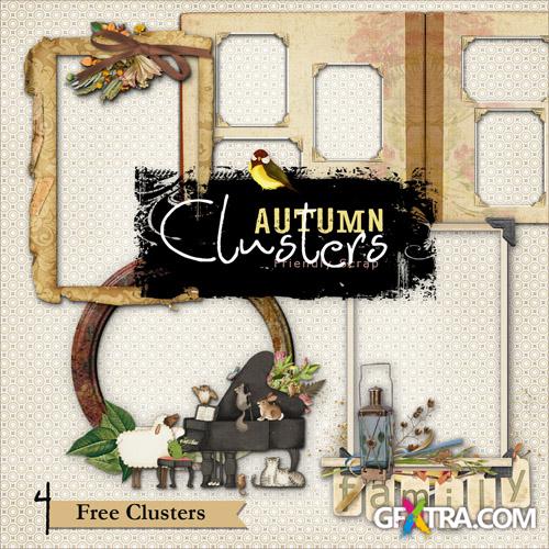 Scrap-kit - Autumn Cluster