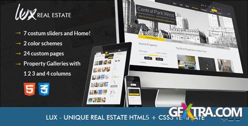 ThemeForest - Lux - Huge and Unique Real Estate HTML