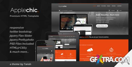 ThemeForest - Applechic Responsive Software HTML Template - RIP