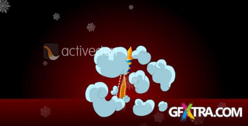 ActiveDen - Beautiful New Year Fireworks Greeting Card (Incl FLA)