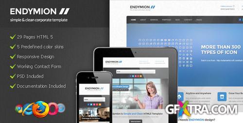 ThemeForest - Endymion - Simple & Clean Corporate Template